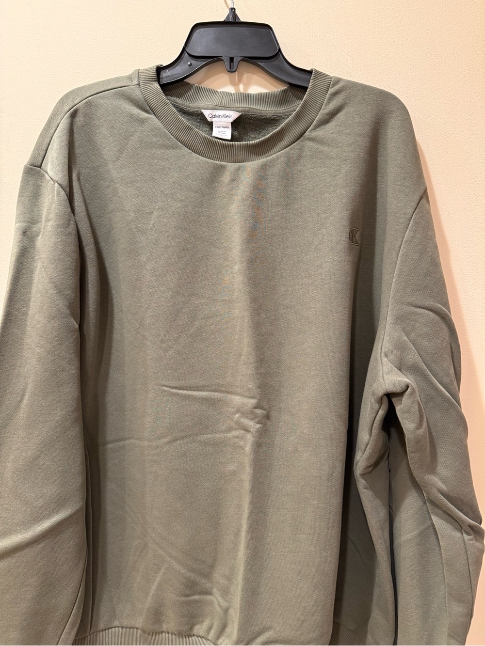 Calvin Klein Olive Green Crewneck Sweatshirt